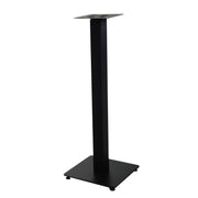 Base tavolo bar acciaio Jamie nero quadro cm 40x40h110