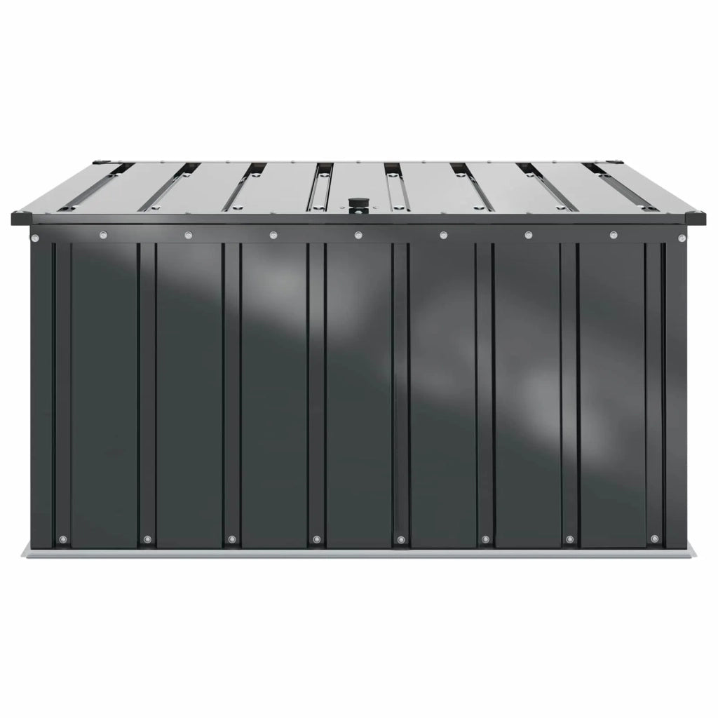 Scatola di Stoccaggio per Giardino Nero 101 x 82 x 50 cm 42011278