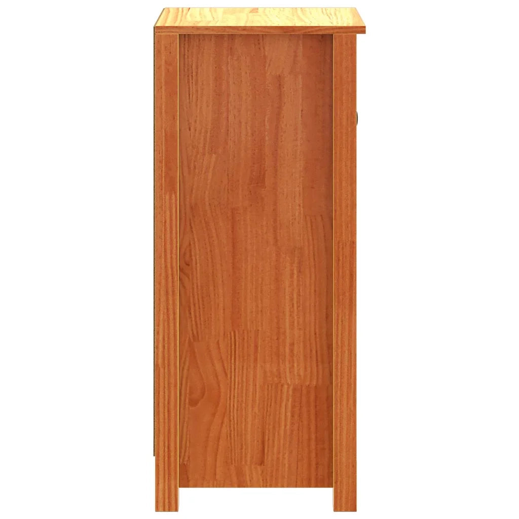 Credenza 2 pcs Marrone cerato 39 x 34,5 x 80 cm Pino massello