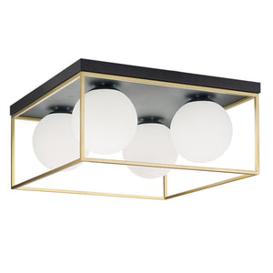Plafoniera Da Soffitto Gold White APP1168-4C