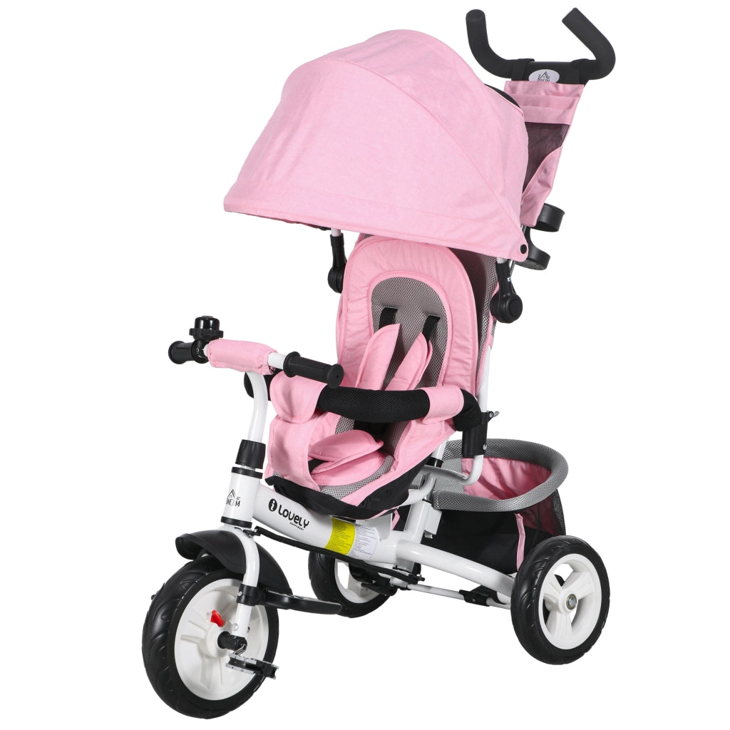 Triciclo Bambini con Portabottiglie ¨C Zephmum ¨C Rosa