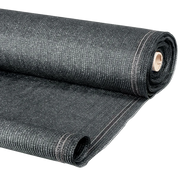 IDMarket - Rete ombreggiante 1x10m, telo rotolo per recinzione giardino 90g/m², grigio