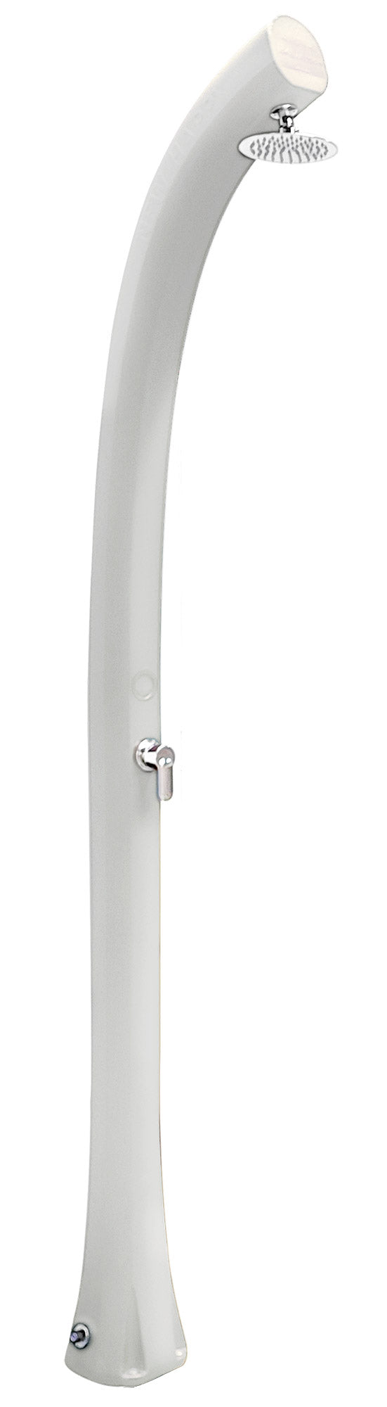 Doccia Solare da Esterno Giardino 26L Miscelatore Arkema New Happy Bianco