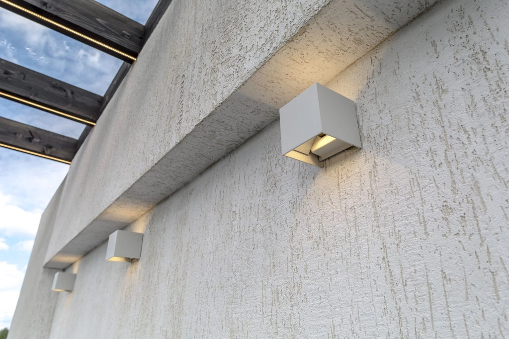 Applique esterna Maytoni Fulton LED 6W 3000K IP54 bianca