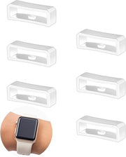 Supporto orologio in silicone con chiusura - Nero