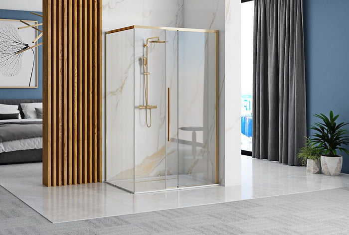 Cabina Doccia Solar Gold 100x80 senza piatto doccia