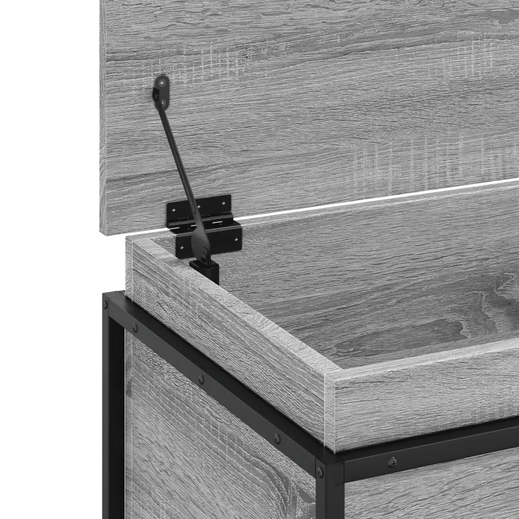 Contenitore con Coperchio Grigio Sonoma 100x40x51,5 Truciolato 848807