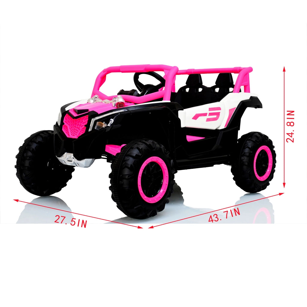 Auto elettrica per bambini 2 posti 4x4 con telecomando ¨C zephmum ¨C 12V