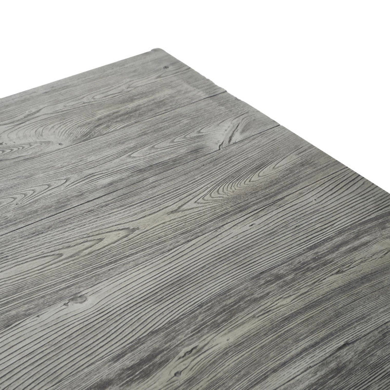 Top tavolo resina per esterno grigio quadro cm 80x80x3