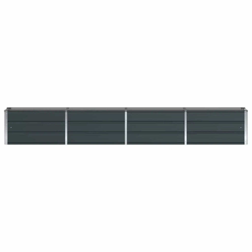 Fioriera Antracite 320 x 40 x 45 cm Acciaio