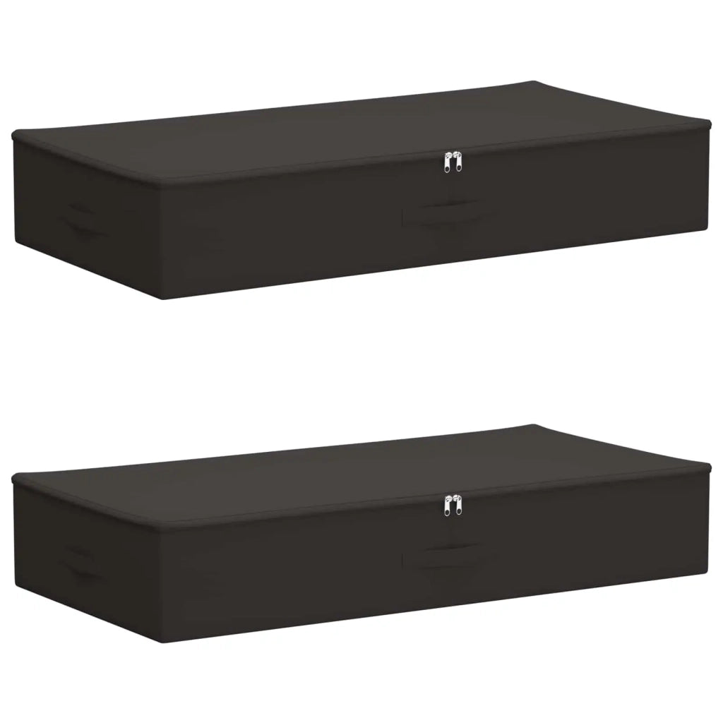 Scatola di Stoccaggio 2 pcs Antracite 90 x 48 x 15 cm
