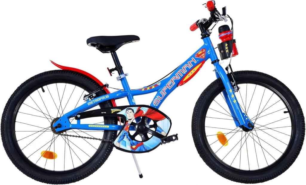 SUPERMAN 20", bicicletta per bambini, bici bambina, adatta a bambini tra i 6 e i 10 anni, per altezza tra 120 e 155 cm,