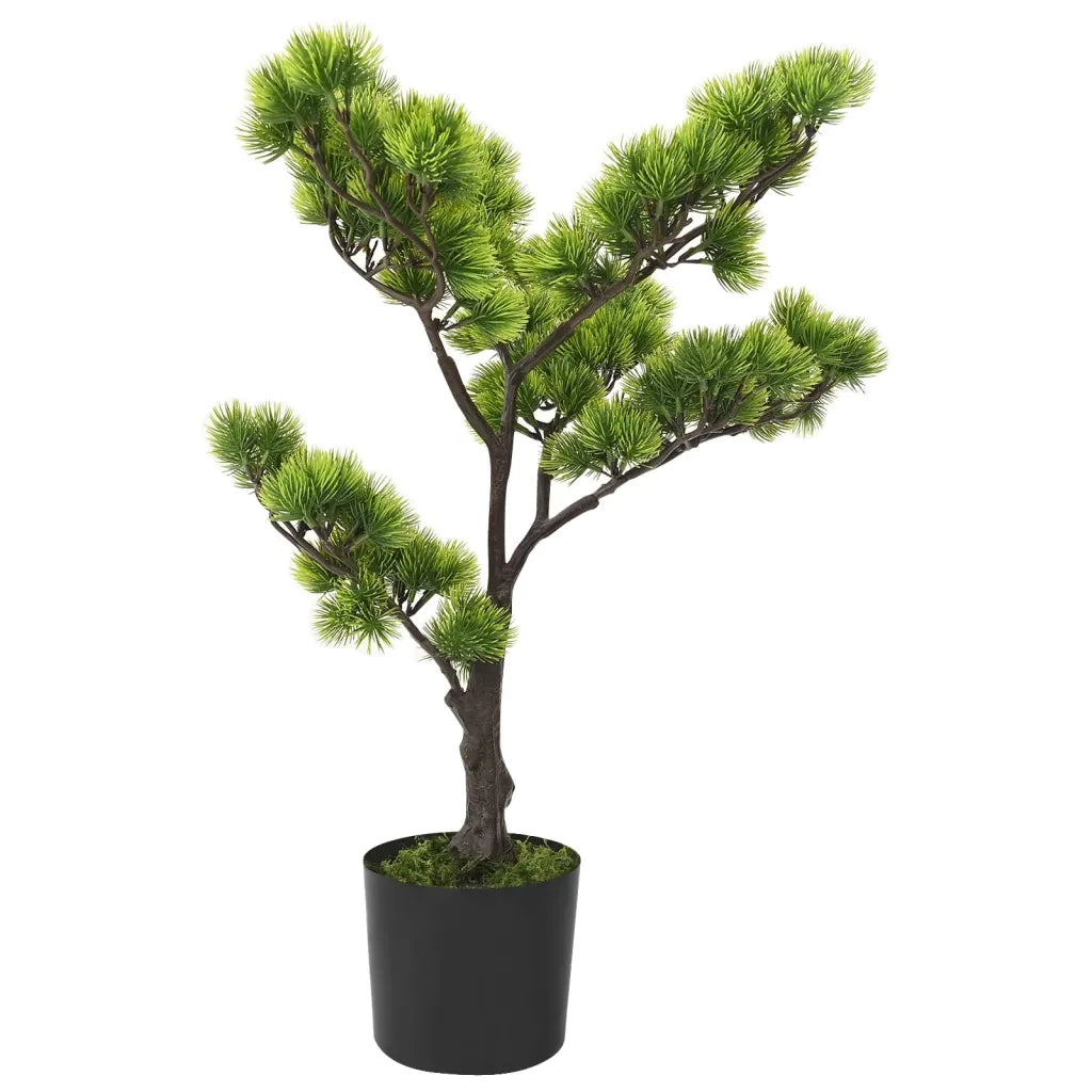 Bonsai di Pino Artificiale con Vaso-Piante Decorative 60 cm Verde 866129
