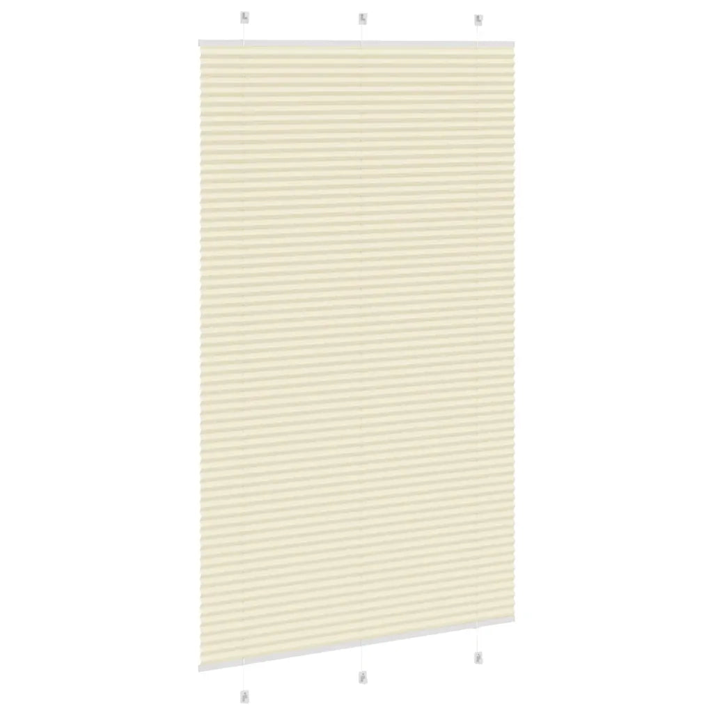 Tenda Plissettata Crema 115x200 cm Larghezza Tessuto 114,4 cm 4015316