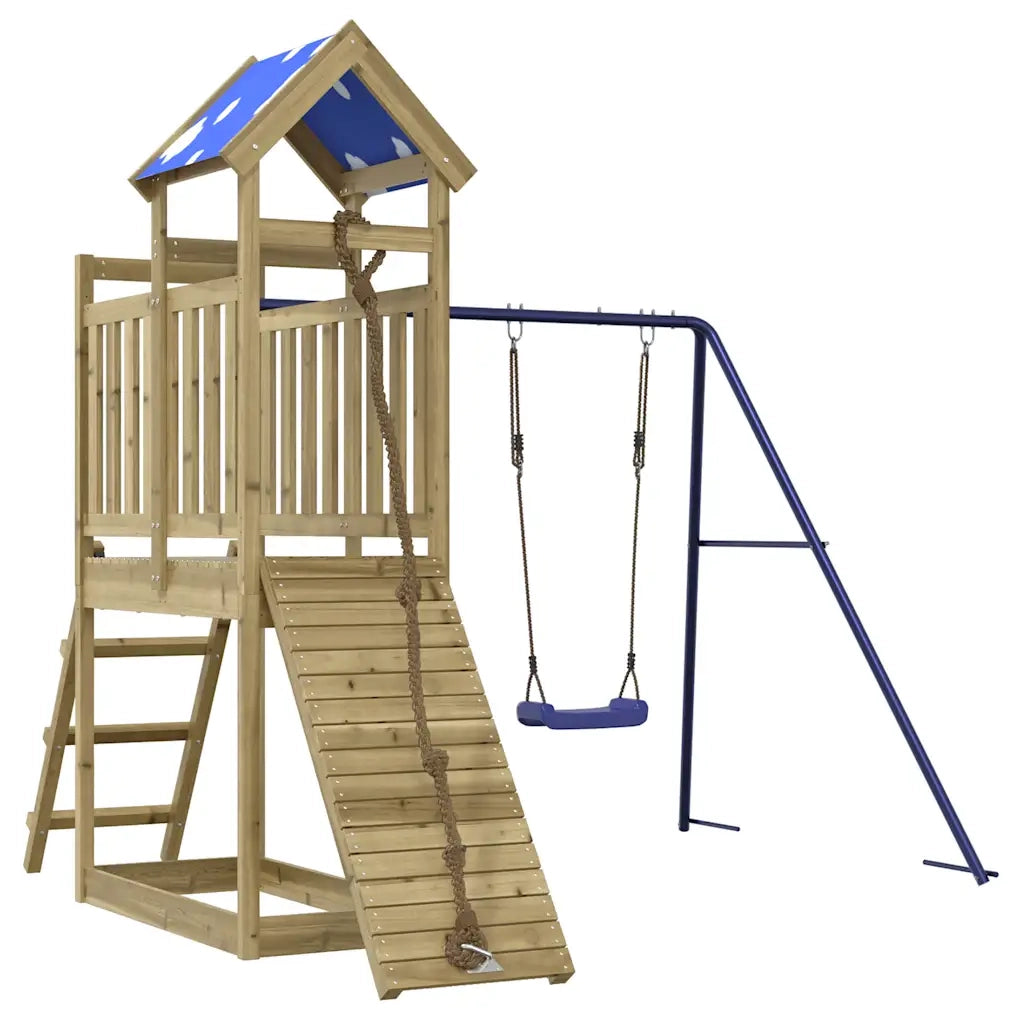 Set da Gioco da Esterno in Legno di Pino Impregnato 3279072