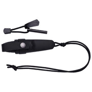 Morakniv 71747 Eldris Coltello a Lama Fissa in Acciaio Inossidabile Sandvik 12C27 con Kit Accendifiamma Paracord Guaina Orientabile colore Nero