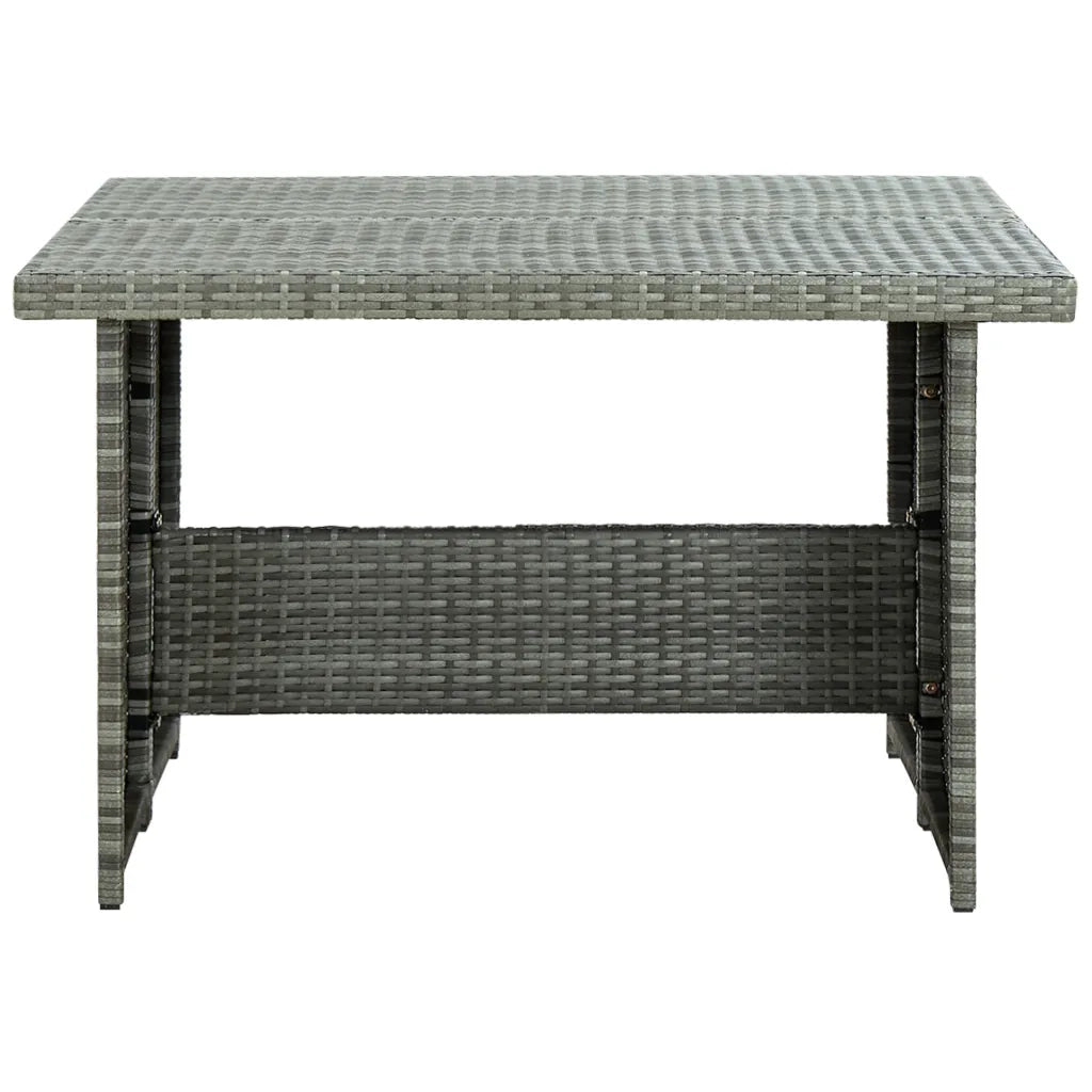 Set Divani da Giardino 6 pz con Cuscini in Polyrattan Grigio cod mxl 37778