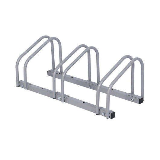 Rastrelliera per 3 biciclette 70x33x27 cm acciaio zincato Porta bici