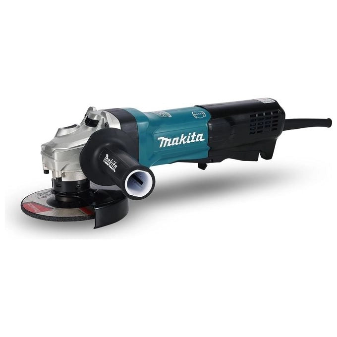 Makita GA5093X01 Smerigliatrice angolare 125 mm 1900 W Velocita' Regolabile 2800-11500 rpm Sistema SJS II Soft Start colore Nero