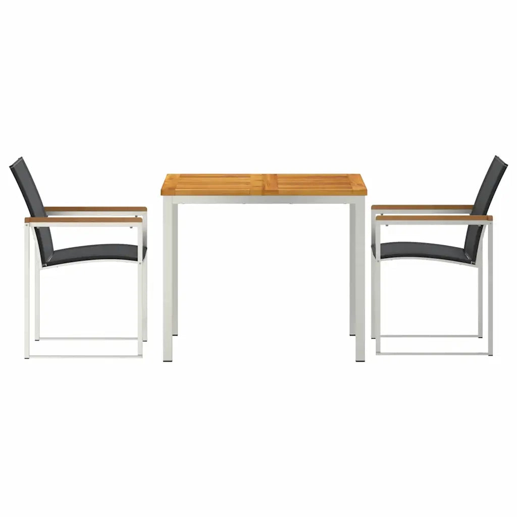 Set da Pranzo per Giardino 3 pcs Legno di Acacia Massello 3334813