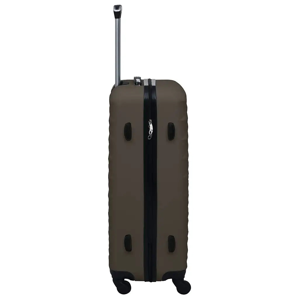 Set Valigie Trolley a Custodia Rigida 3 pz Marrone in ABS 92418