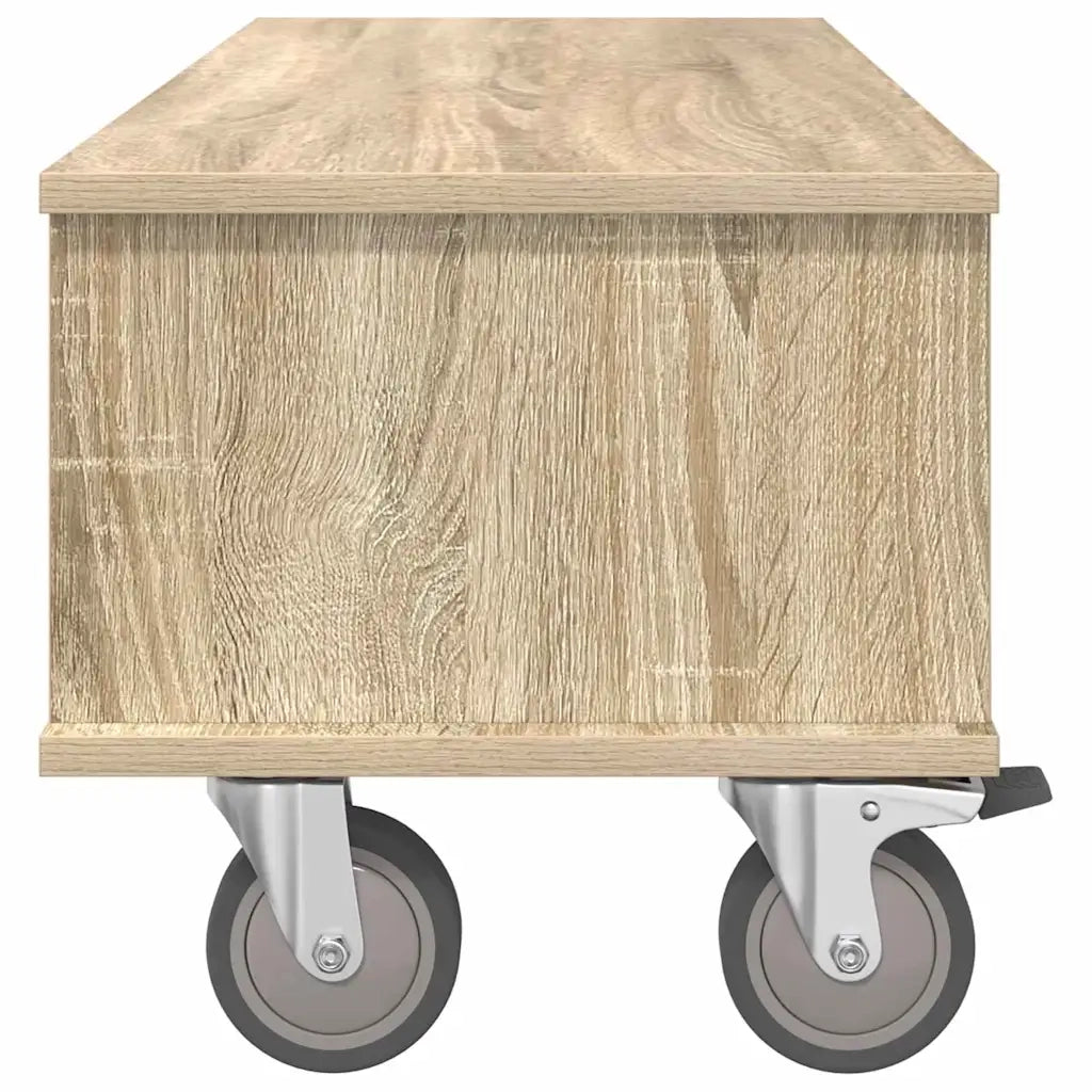 Supporto TV Rovere Sonoma 100 x 35 x 35 cm Legno multistrato 891034