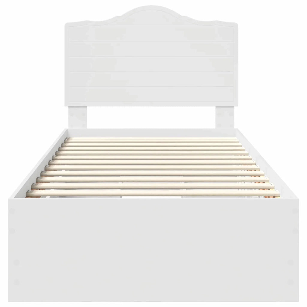 Struttura del letto Bianco 90 x 190 cm Legno Ingegnerizzato 3413457