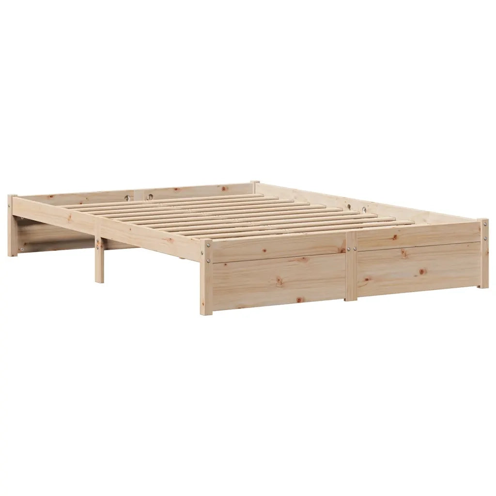 Giroletto con Testiera 140x200 cm in Legno Massello di Pino