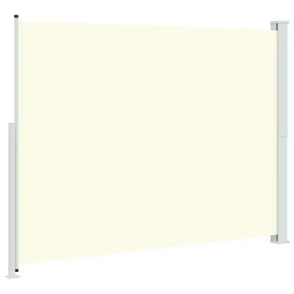 Tenda Laterale Retrattile per Patio 220x314 cm Crema 313424