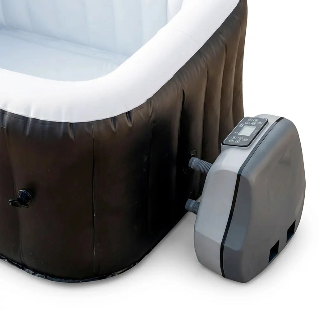 Vasca Idromassaggio Piscina Spa Gonfiabile Armonia 4 Adulti 682 L in PVC Grigio