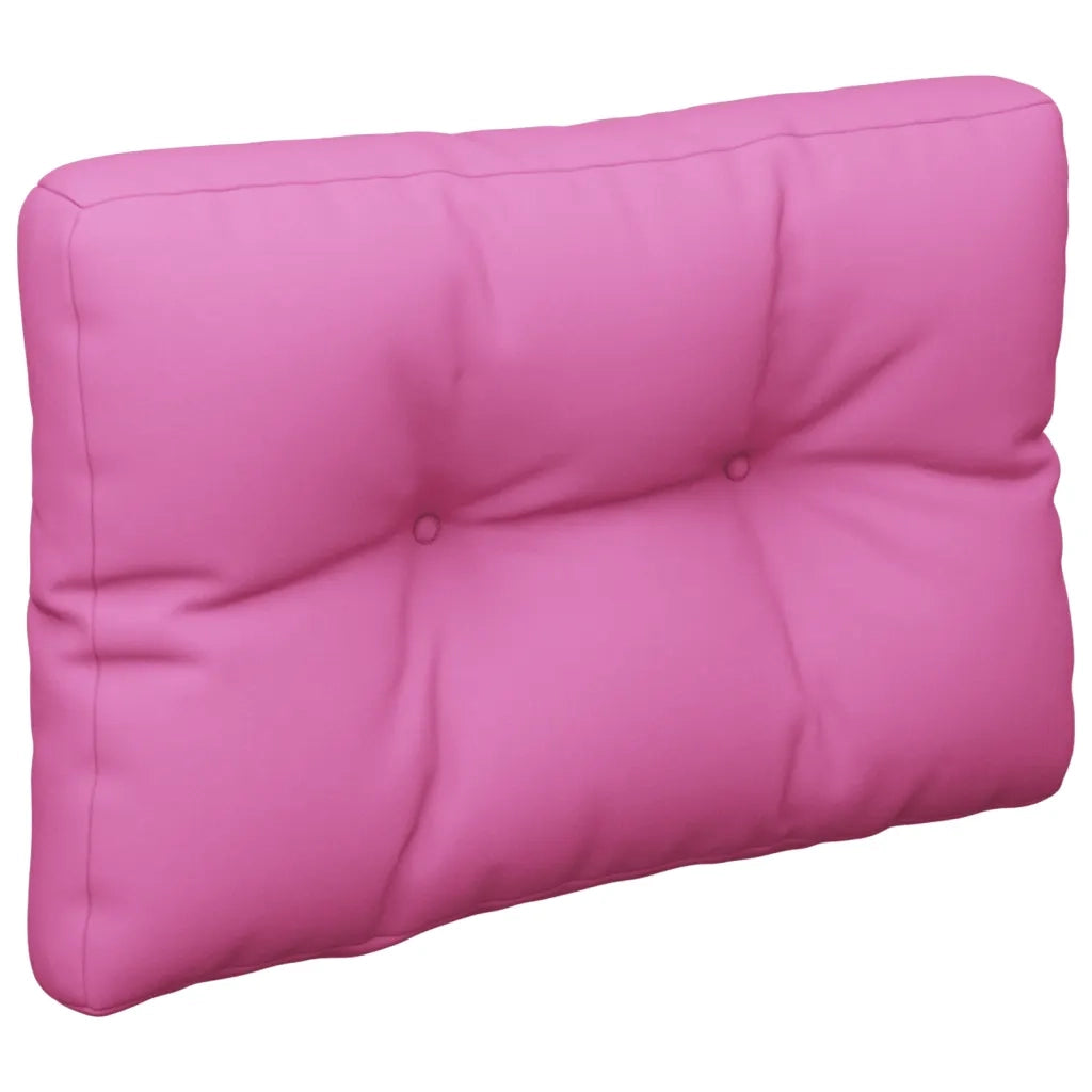 Cuscini per Pallet 2 pz Rosa in Tessuto