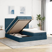 Struttura Letto Pouf con Materassi 180x200 cm Velluto 3313758
