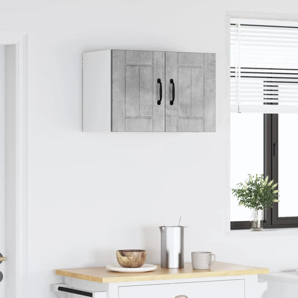 Armadietto a muro LUCCA Grigio Cemento 60 x 31 x 40 cm
