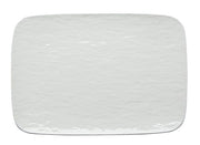 Vassoio in Porcellana Rettangolare Bianco Touch me 30 x 21 cm