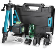 Laser livello a acqua - Livellatore automatico - 16 linee - 360° - 2 batterie - Incluso: supporto regolabile e kit di fissaggio alla parete