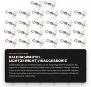 Accessori per pesca in acciaio leggero T a 50 elementi - con lampadine - flessibili - in lega di alluminio - resistenti agli urti