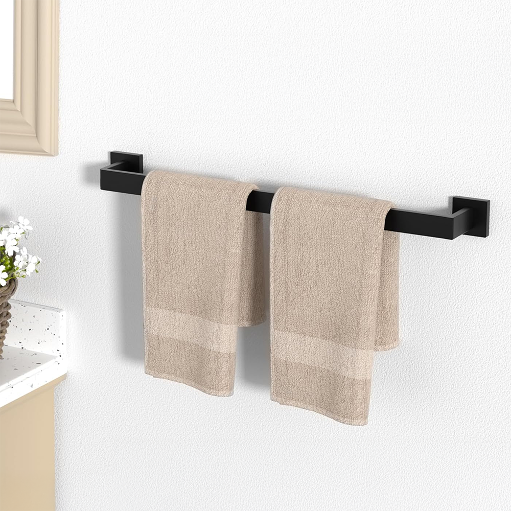 Set Accessori Da Bagno Rio Black 4 Pezzi