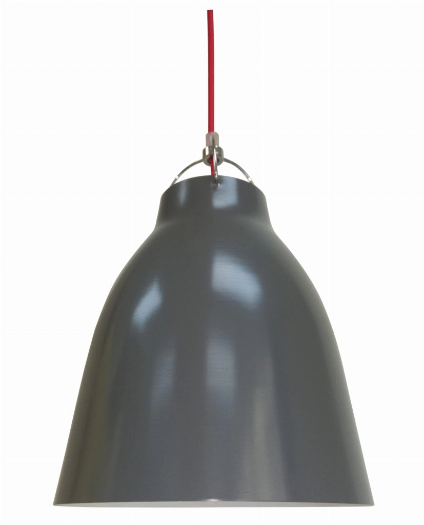 Lampada a sospensione Candellux Pensilvania Ø24 grigia E27