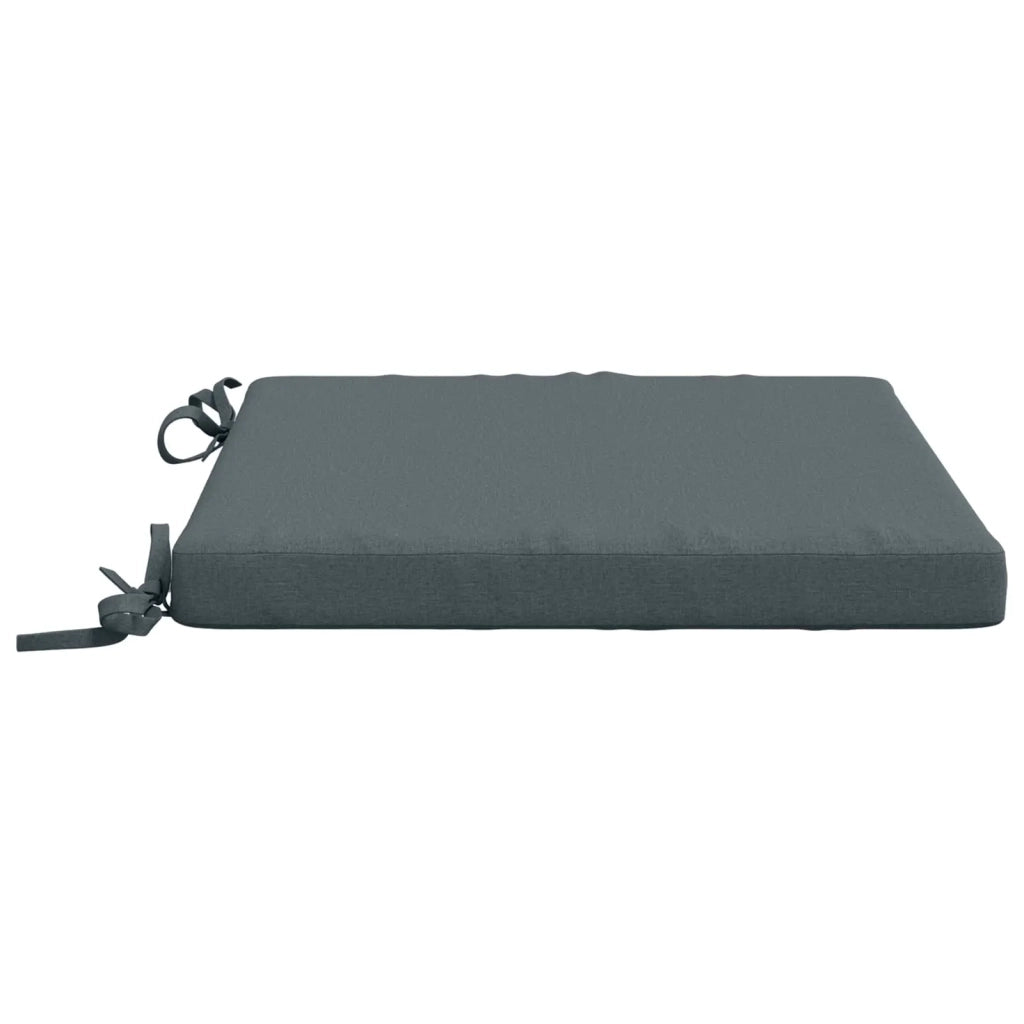 Cuscini per Sedia in 4 Pezzi SOEST 4 pz 100% Poliestere Blu 944532