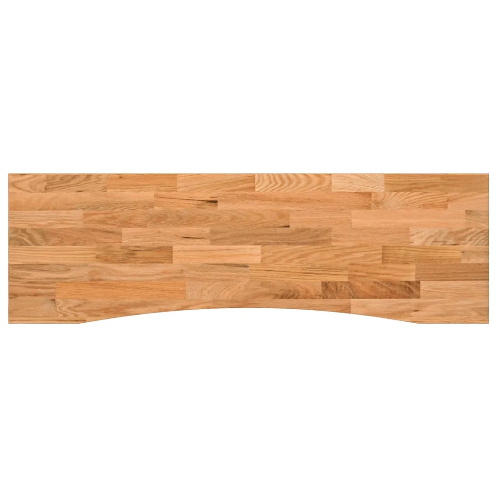 Dessus de bureau marron clair bois chêne massif rectangulaire