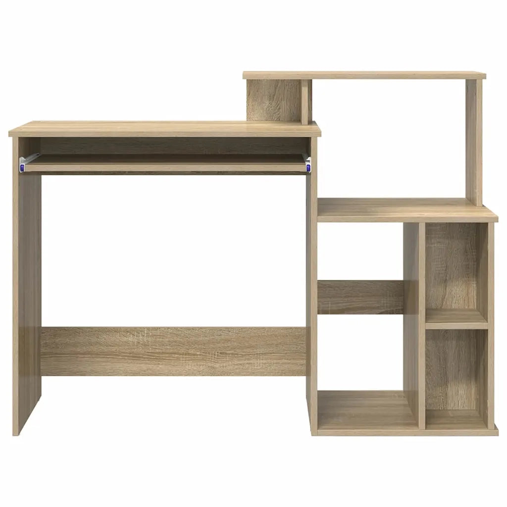 Scrivania | Tavolo da Ufficio Rovere Sonoma 120,5 x 44 x 88,5 cm Legno multistrato