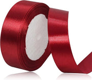 Seta in Lana Bordeaux 25mm Larga per Ricamo, Decorazioni e Regali