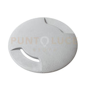 CAPRI CALPESTABILE INCASSO TONDO 9 CM 1 LUCE ATTACCO GX53 BIEMISSIONE GRIGIO IP67 GU10LAMPADINA LED 6W CCT INCLUSA