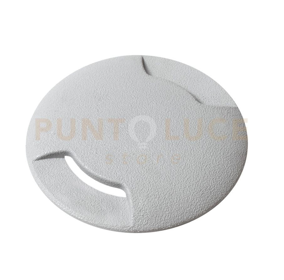CAPRI CALPESTABILE INCASSO TONDO 9 CM 1 LUCE ATTACCO GX53 BIEMISSIONE GRIGIO IP67 GU10LAMPADINA LED 6W CCT INCLUSA