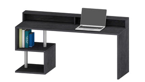 Scrivania a Giorno 180x60x92,5 cm Esse Report Grigio