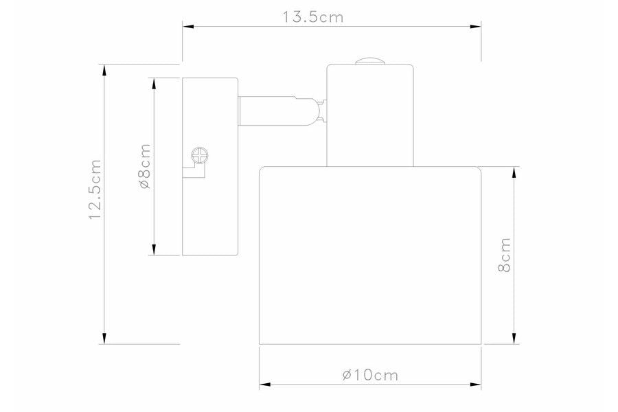 Applique Elmo oro doppio vetro cristallo 1xE14 40W Reality