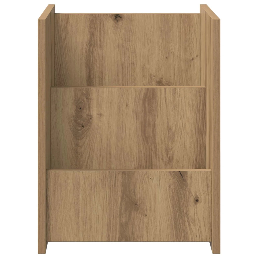 Scaffale per riviste Rovere artigianale 35 x 35 x 45 cm