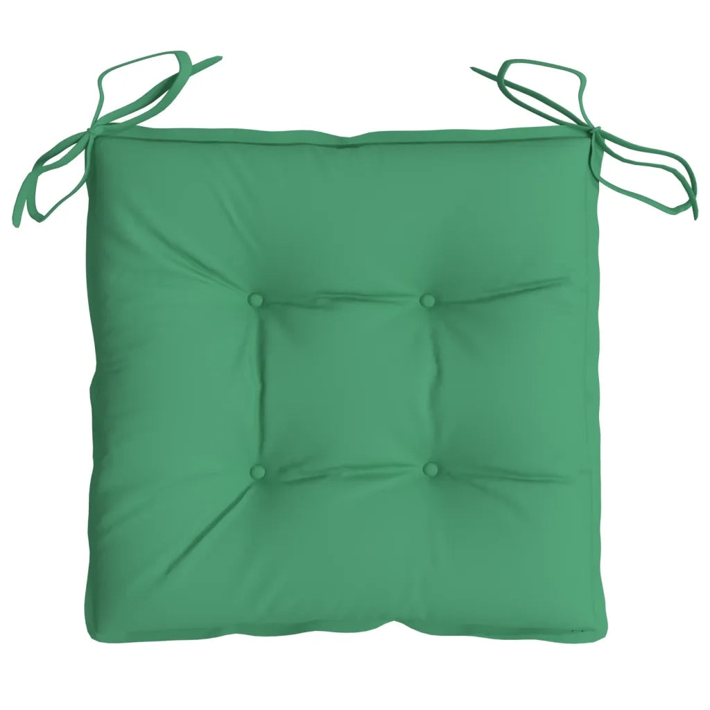 Cuscini per Sedia 6 pz | Cuscini per sedie Verdi 40x40x7 cm in Tessuto Oxford