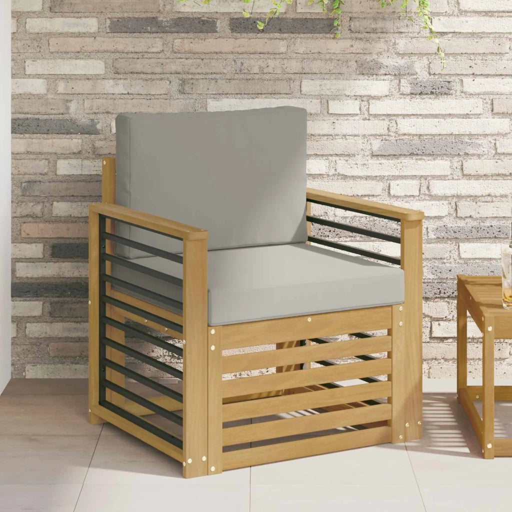 Set di divani da esterno-Sofa da giardino Poliestere Bianco 241722