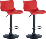 2er Set Barhocker Branford Kunststoff